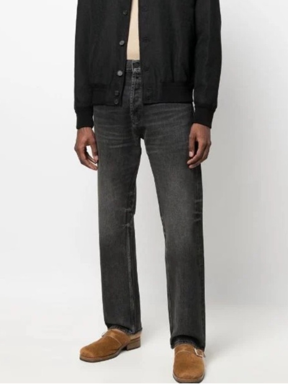 Fear of God ESSENTIALS Black Jeans 36x32 100% Cotton
